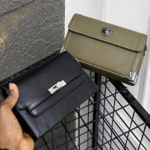 Leather Crossbody Top Handle Bag