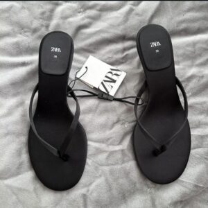 Zara Satin Kitten Heel