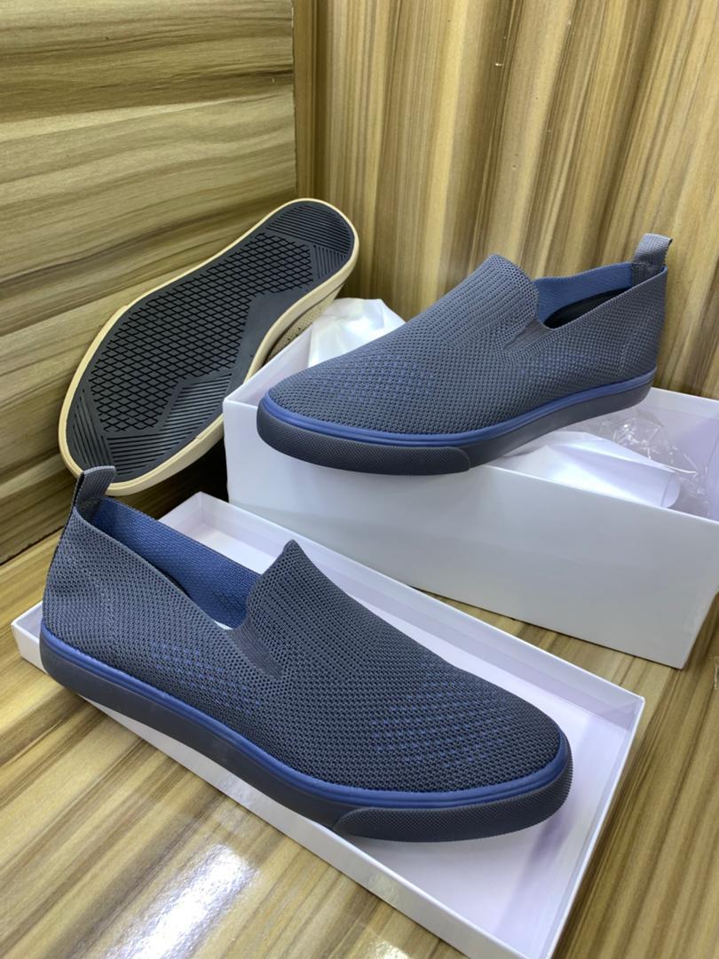 Breathable Knit Slip-On Sneakers - Image 5