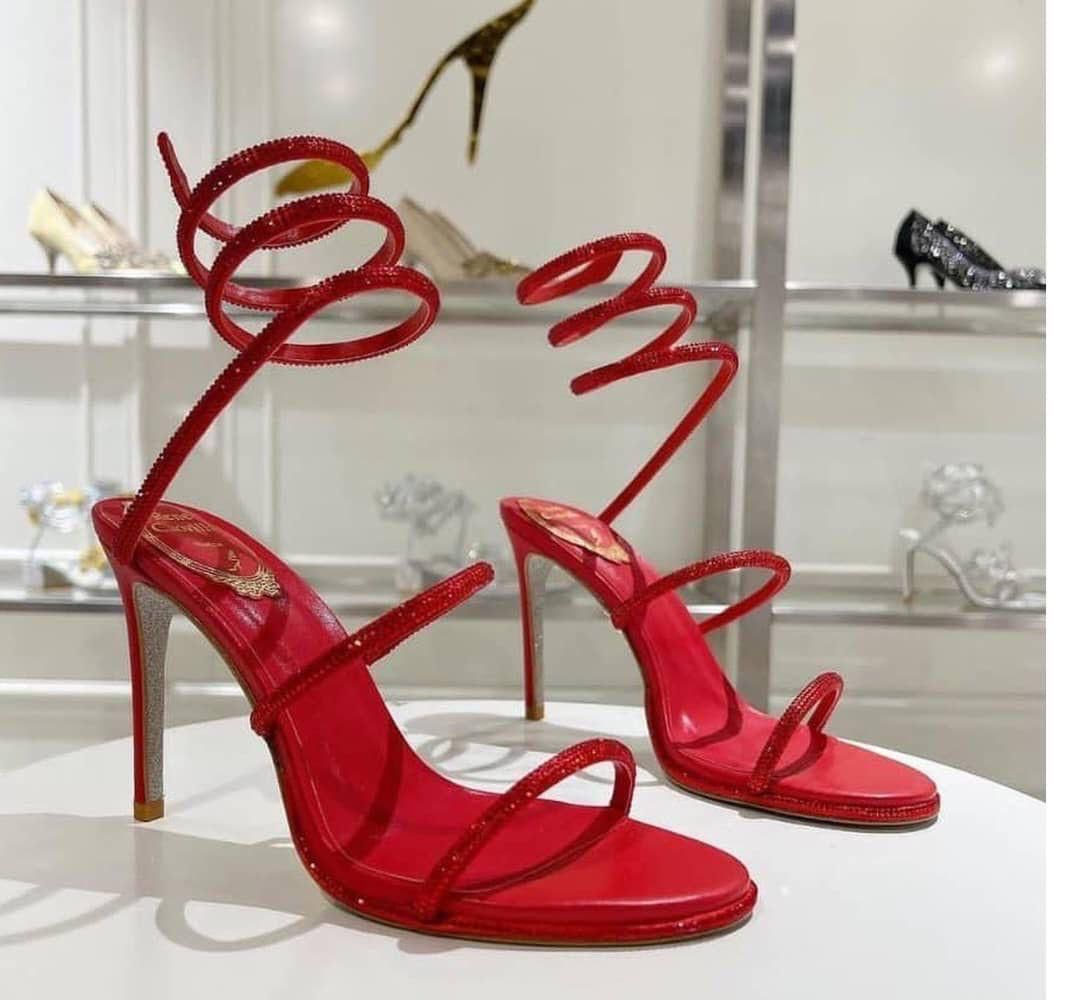 Cleo Crystal-Embellished Sandals - Image 3