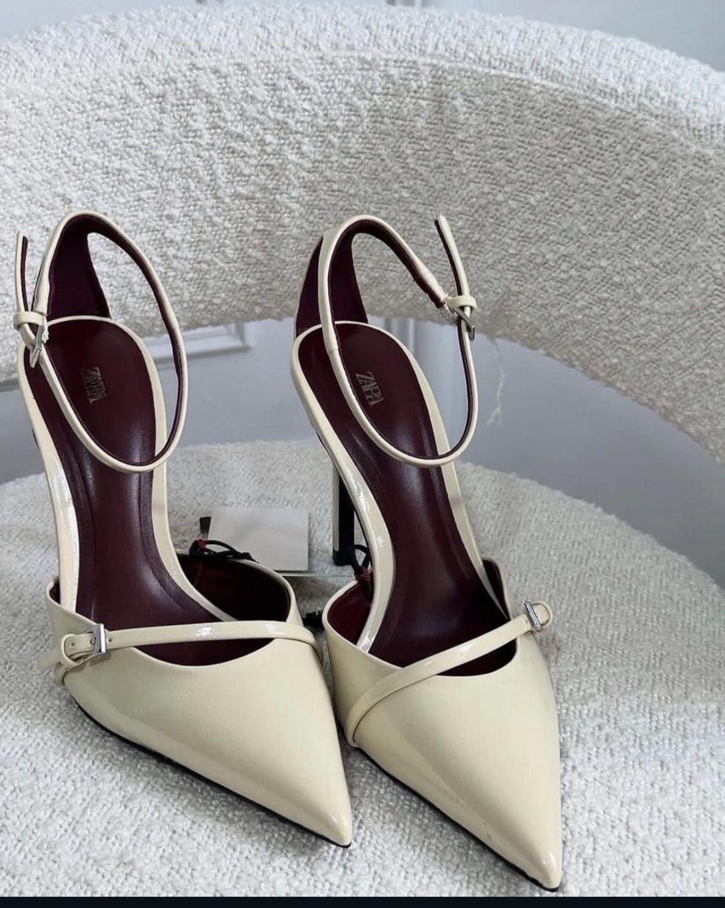 Zara Buckled Slingback Shoes - Image 3