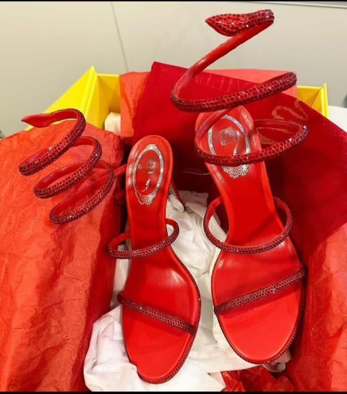 Cleo Crystal-Embellished Sandals - Image 2