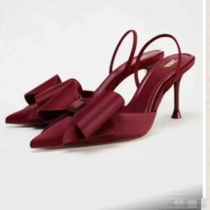 zara slingback with bow
