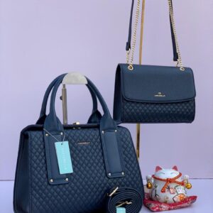 Chrisbella Quilted Handbag Set