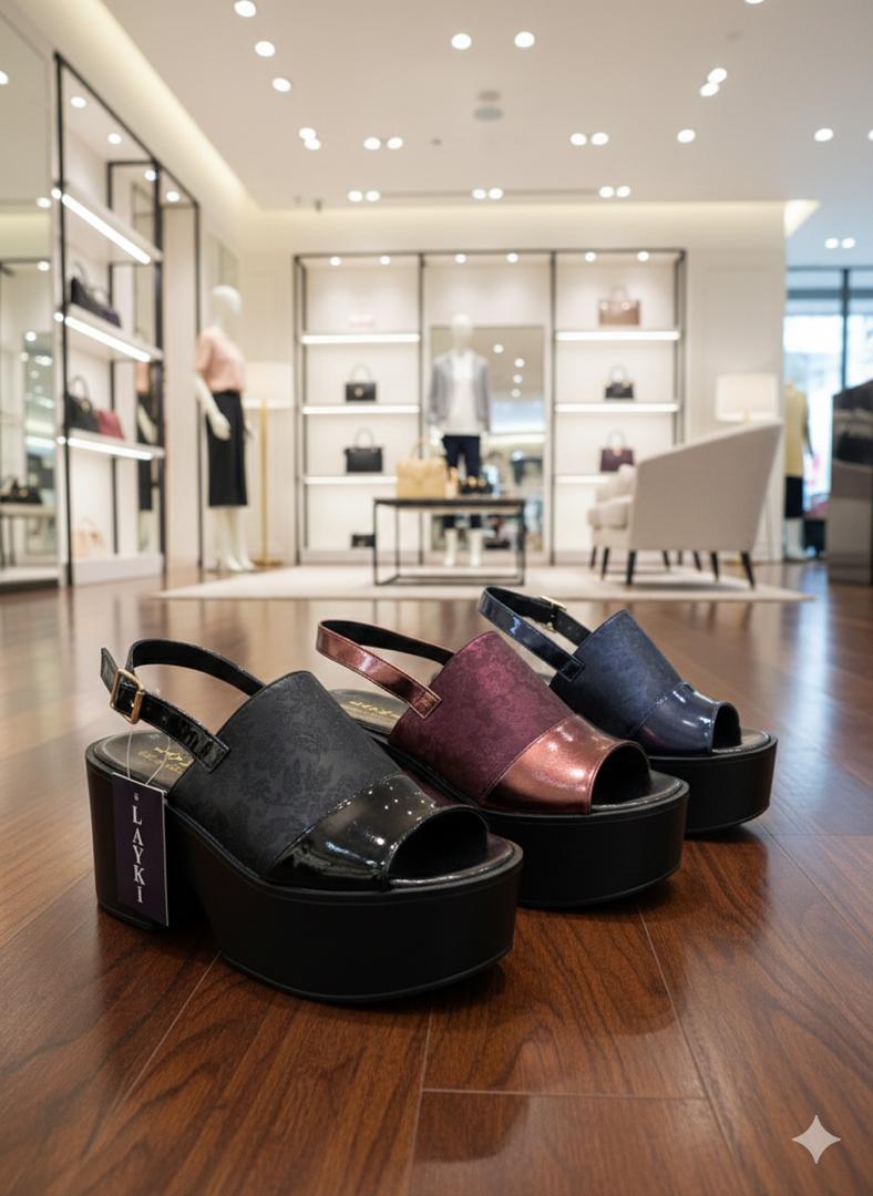 platform block-heel sandals - Image 2