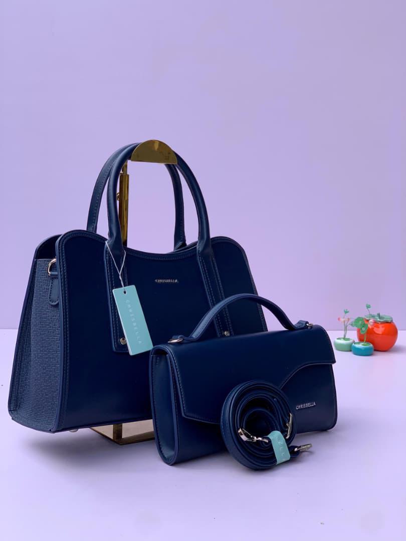 Chrisbella Luxury 2-in-1 Top-Handle Handbag Set - Image 4