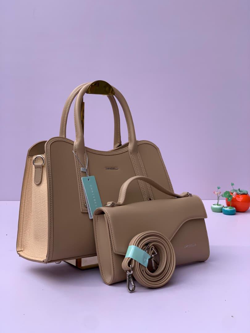 Chrisbella Luxury 2-in-1 Top-Handle Handbag Set - Image 5