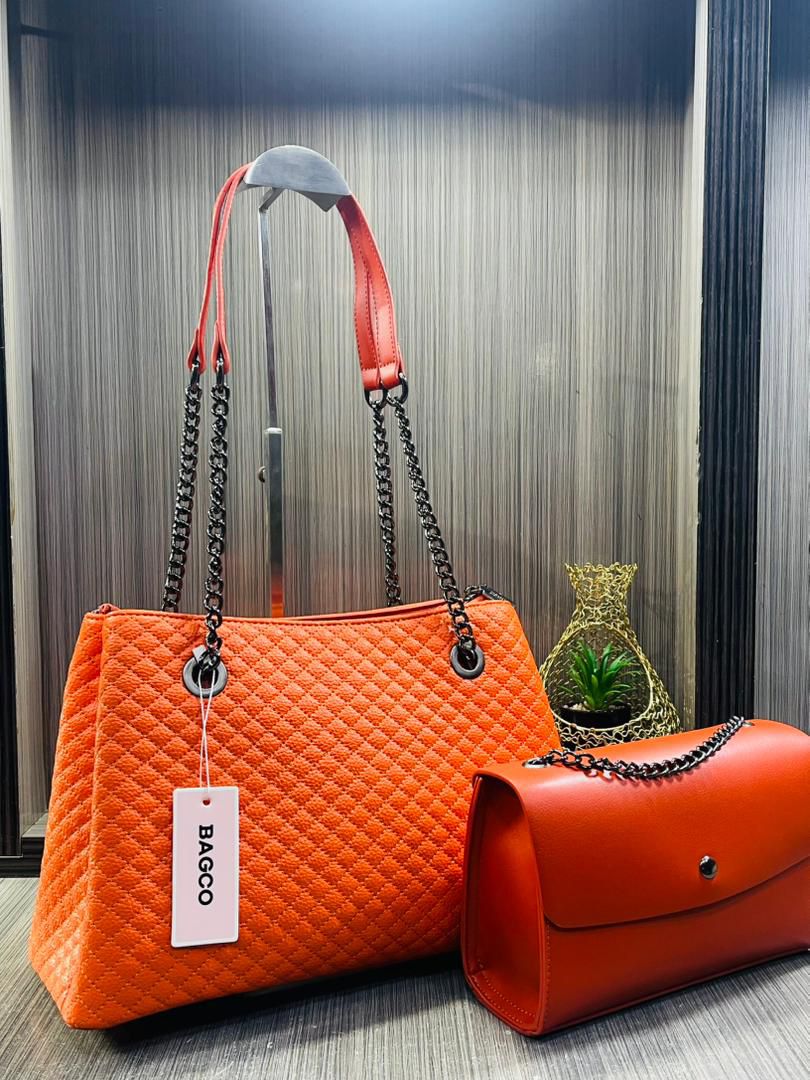 BAGCO Quilted Tote & Crossbody 2-Piece Set - Image 6