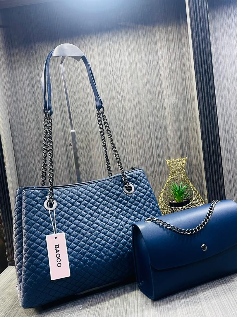 BAGCO Quilted Tote & Crossbody 2-Piece Set - Image 3