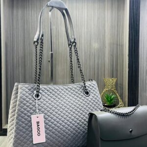 BAGCO Quilted Tote & Crossbody 2-Piece Set