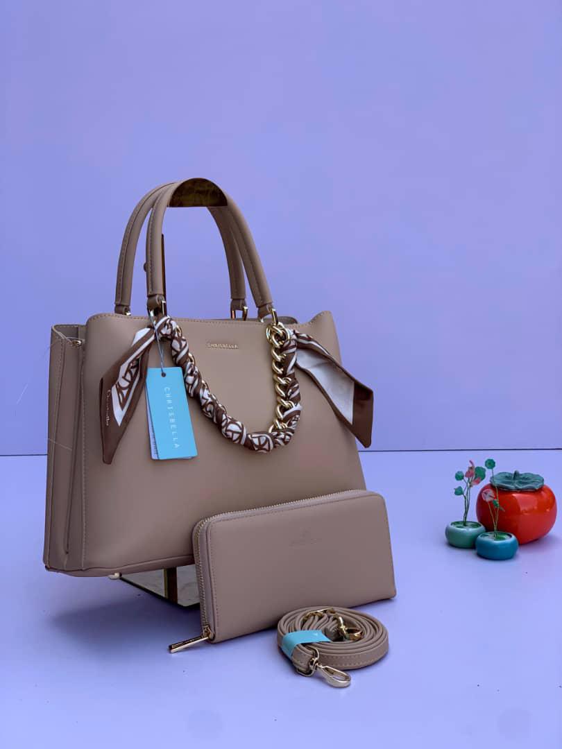 Chrisbella top-handle handbag set