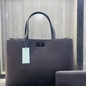 Chrisbella Structured Top-Handle Tote Bag Set