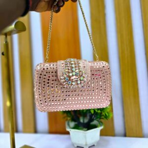 Diamante Evening Clutch Bag