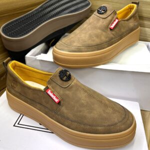 Timberland Faux-Leather Thick-Sole Slip-On