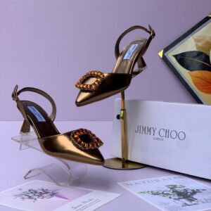 JimmyChoo Pointed-Toe Slingback Pumps