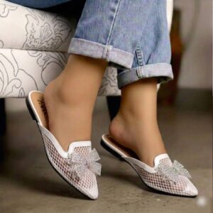 Mesh Bow Mules