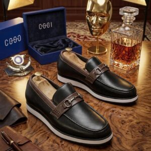 CGGI Perforated Bit Loafers