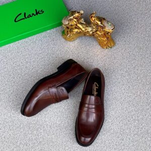 Clarks Men's Leather Penny Loafers